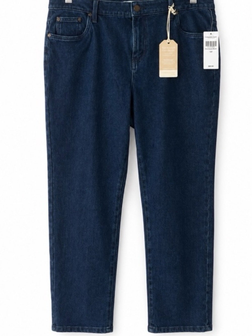 TWO PAIR Coldwater  Creek® Wonder Soft High Rise straight leg medium wash jeans